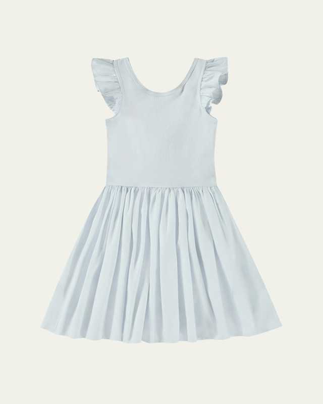 Girl's Cloudia Combo Dress, Size 3T-6